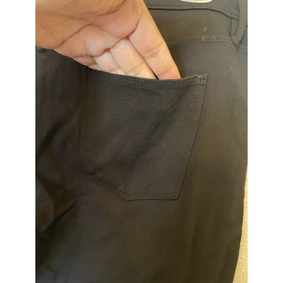 J. Crew The Gigi Pant Black Faux Leather Patches Skinny Pants Women's‎ Size 10 - Picture 8 of 10